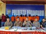8 orang di bawah umur, polresta pekanbaru tangkap 12 anggota geng motor