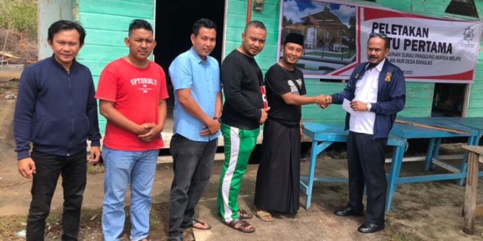 Jmsi meranti tinjau langsung pembangunan musholla an nur