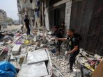 Serangan israel tewaskan 44 warga gaza, salah sasaran di pos polisi